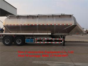 Quality Plastic Granular Transport Semi Trailer 33m3 Middle Density Bulk wholesale