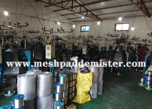 316L Round Wire 100mm Knitted Mesh