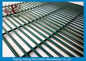 Quality Anti Cutting Power Station Wire Mesh Fence 3000mm High Security Fence Dark Green RAL6005 wholesale
