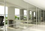 Transparent Laminated Glass Partition Walls For Office Window