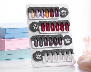 Quality Art Club Gel Nail Piece Display Card Plastic Board As Tool For Manicure Shop wholesale