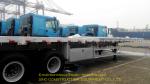 Carbon Steel Container Semi Trailer 3 Axle Flatbed Container Trailer 40ft