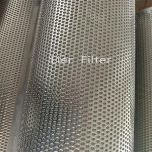 Quality 0.1-200mm Hole Cylinder Perforated SS Tube For Grain Screening wholesale