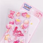 Children'S Cartoon 3d Three Dimensional Stickers Cute Bubble Stickers Powerful