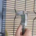 3mm Galvanized Clear View Steel Fencing Anti Climb Prison Security Fence