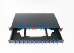 Wall mounted 24 Port Fiber Optic Terminal Box LC Duplex Fiber Adapters