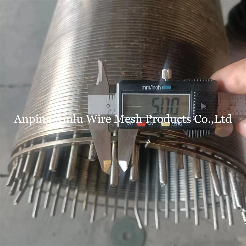 3x6mm Wire Water Well Screen Pipe 1" to 200" for Oil/Gas/Mining/Motor/Pump/Sewage Treatment/Groundwater Treatment/Waste