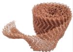 0.23mm 99.9% Copper Knitted Mesh Roll For Distillation Column Packing