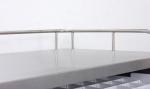 Hospital 2 Drawers And 1 Cabinet Stainless Steel Medical Medicine Trolley