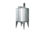 Aseptic Liquid Blending Stainless Steel Storage Tank Mirror Polish Of Steam