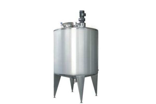 Aseptic Liquid Blending Stainless Steel Storage Tank Mirror Polish Of Steam