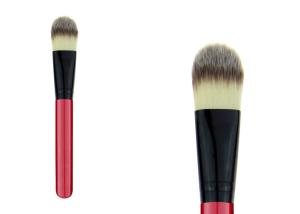 Quality Custom Face Red Powder Foundation Brush Synthetic Makeup Brushes wholesale