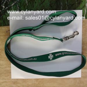 Quality Printed polyester webbing dog leads, polyester lanyard dog leashes, wholesale