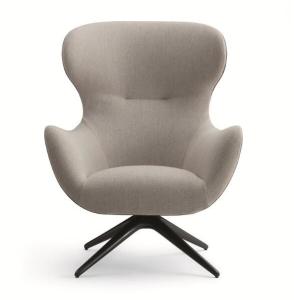 Quality Designer Classic Furniture Fiberglass Lounge Chair Cloth Rotating Mad Joker Armchair wholesale