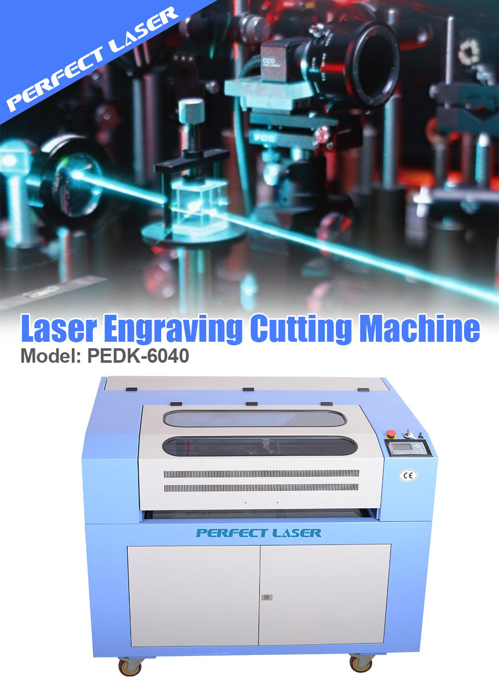40W CO2 Laser Cutting Machine , Small Desktop Laser Cutter For Home DIY