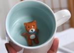 Creative Animal Head Single Layer 3D Ceramic Mugs