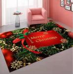 Cartoon Merry Christmas Patterns Living Room Floor Carpets