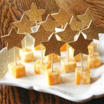 Glitter Weddings Birthdays Parties Gold Star Cupcake Toppers