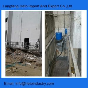 Quality Hot galvanized steel ZLP630 6m window cleaning cradle system, rope suspended platform wholesale