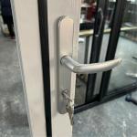 Thermal Break Aluminum Folding Doors Double Tempered Glass