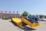 Semi-Trailer 40-120 tons Lowbed Cargo/Utility/Truck Semi-Trailer with 13T FUWA