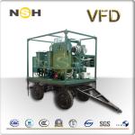 600~18000 LPH Transformer Oil Purifier , Trailers Mounted Oil Filter Unit