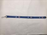 High School Blue Color Breakaway Id Dye Sublimation Lanyards Custom Logo