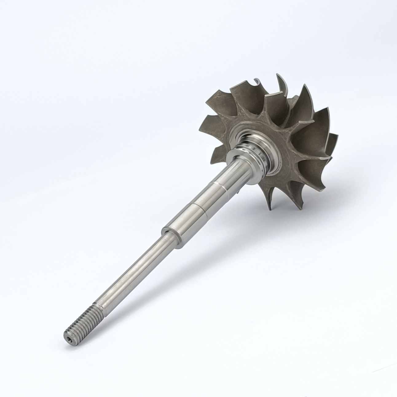 MS-TECH Turbo T2 Turbine Wheel Shaft 435257-0001 435257-0002 435257-0004 Ind 53mm Exd 41.73mm Blades11