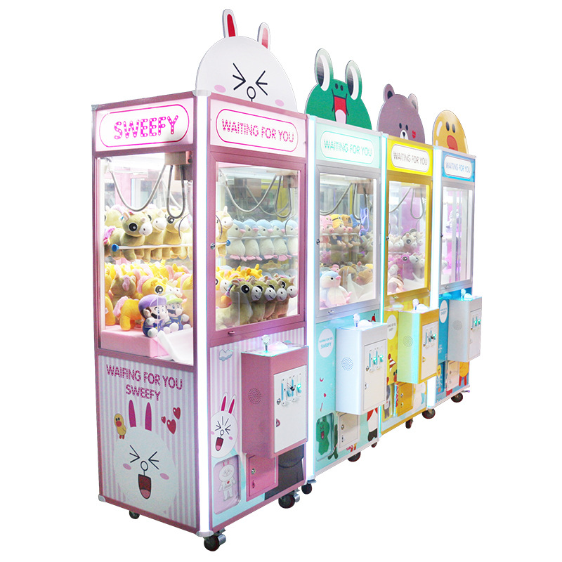 1 Player Crane Plush Toy Doll Claw Stuffed Toy Game Machine Customized for Your Store