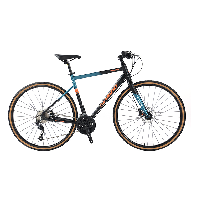 27 Speeds Design Speed Adult 700*35C Flat Bar Road Bike with Customizable Alloy Fork