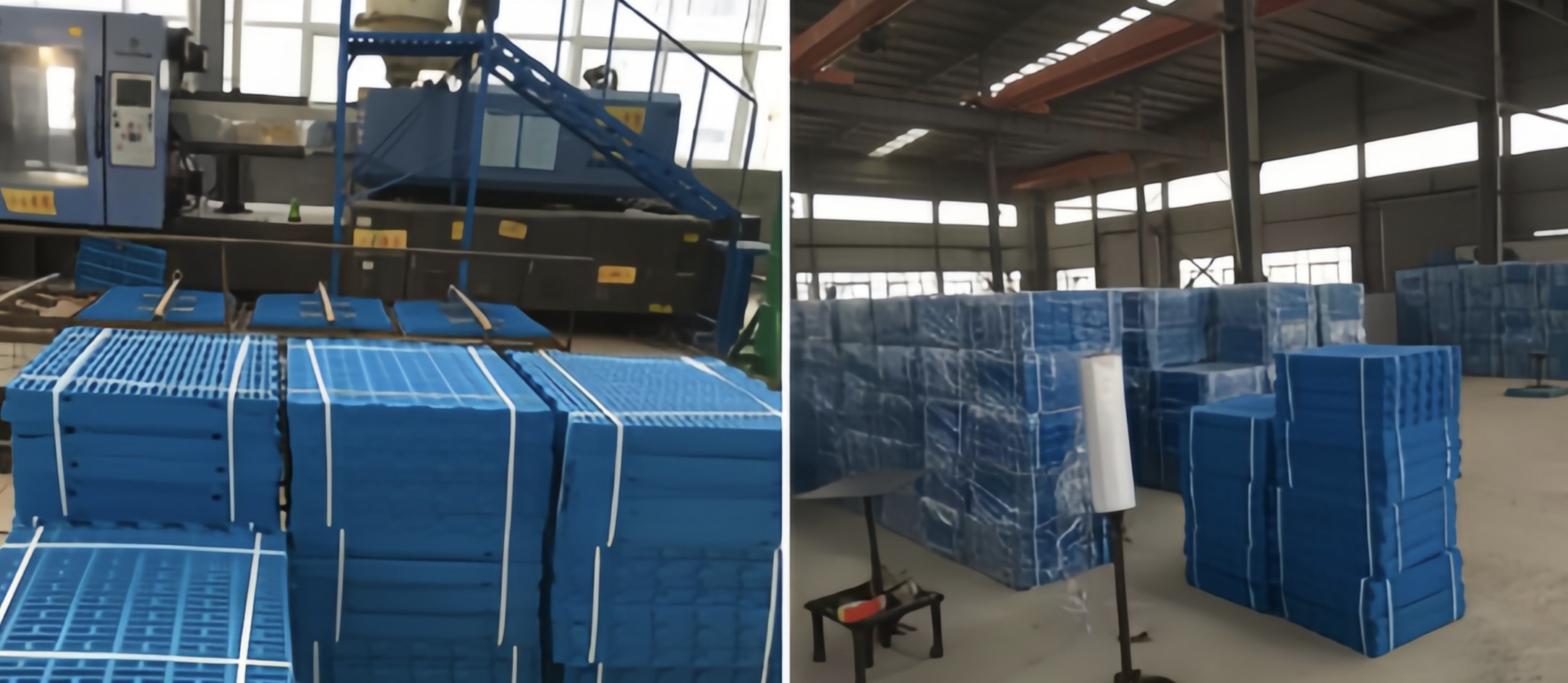 Easy Cleaning Slatted Floor Broiler House Plastic Slate Floor For Poultry Farm