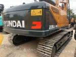 Used Big Crawler Excavator Hyundai 220 Digger Used Large Excavator 22 Tons