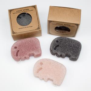 Quality No Preservatives Konnyaku Face Sponge Charcoal Bath Sponge Customized wholesale