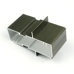 Quality Bronze / Champagne Anodized Aluminum Window Profiles wholesale