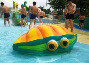 Quality Customized Kids Water Playground Fiberglass Amusement Park Flower Spray wholesale