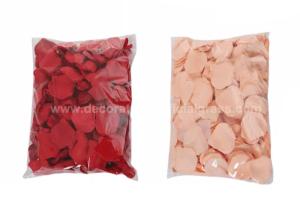 Quality 1000pcs Handmade Silk Cloth Faux Realistic Fake Rose Petals 5*5cm wholesale