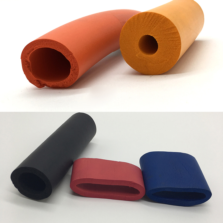 Soft Cotton Hollow Protective Cover Insulation Rubber Foam Tube with Cord as Requested