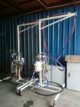 resin spray machine with fiber chopper