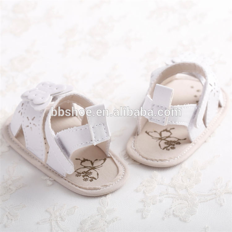 high quality infant Sandals Butterfly soft-sole Newborn Toddler baby shoes for Boy and Girl