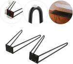Customized Solid Metal Bar Skateboard Hairpin Table Legs Heavy Duty