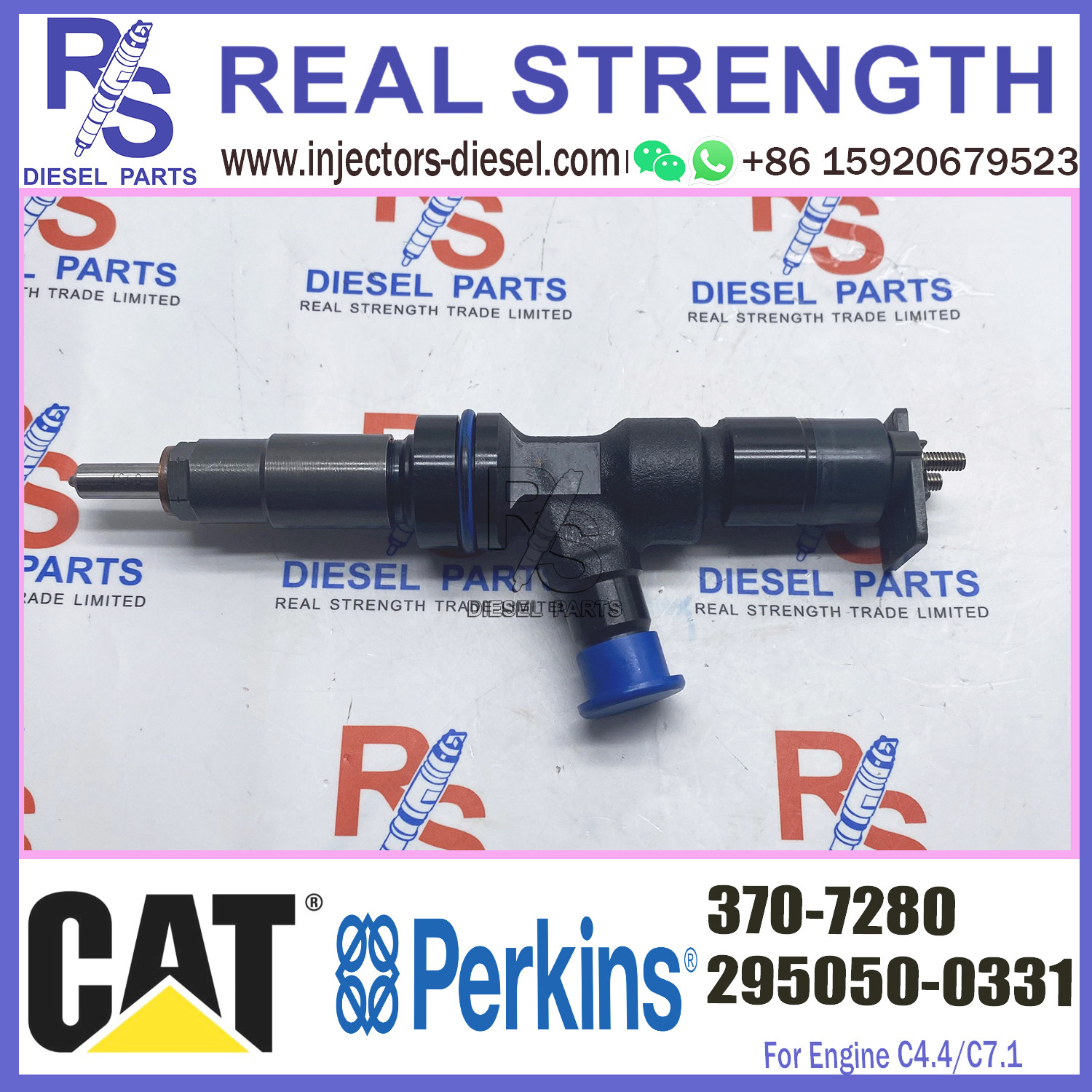 CAT E 320E 323E 323F 326F 329F 330F 330GC 335F C6.6 C7.1 Engine Common Rail Injector 370-7282 370-7280