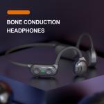 230mAh Open Ear Earbuds , 6-8 Hours Bone Conduction Earphones