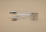 Small Glass Cosmetic Spray Bottles , Clear Glass Perfume Bottles Screw Neck