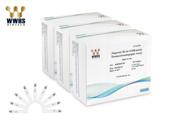 Cheap S100-β Rapid Test Cassette POCT Diagnostic Kits Colloidal Gold for sale