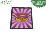 FDA Flat Weed / Mylar Smell Proof Bags Plastic Laminated With Transparent Zipper