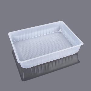 Quality White 0.65mm Food Grade Disposable Plastic Containers wholesale