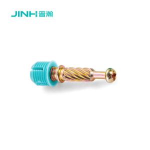 Quality 32mm Length Steel Minifix Cam Bolt, Cabinet Hardware For Flat-Pack Furniture wholesale