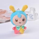 Rabbit Mini Toy Keychains , Non Toxic Cotton Filling Stuffed Animal Keychain