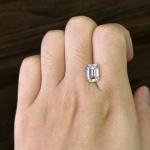 3.22ct Emerald Cut Lab Grown Diamond CVD F VS1 VG EX N IGI LG630433830