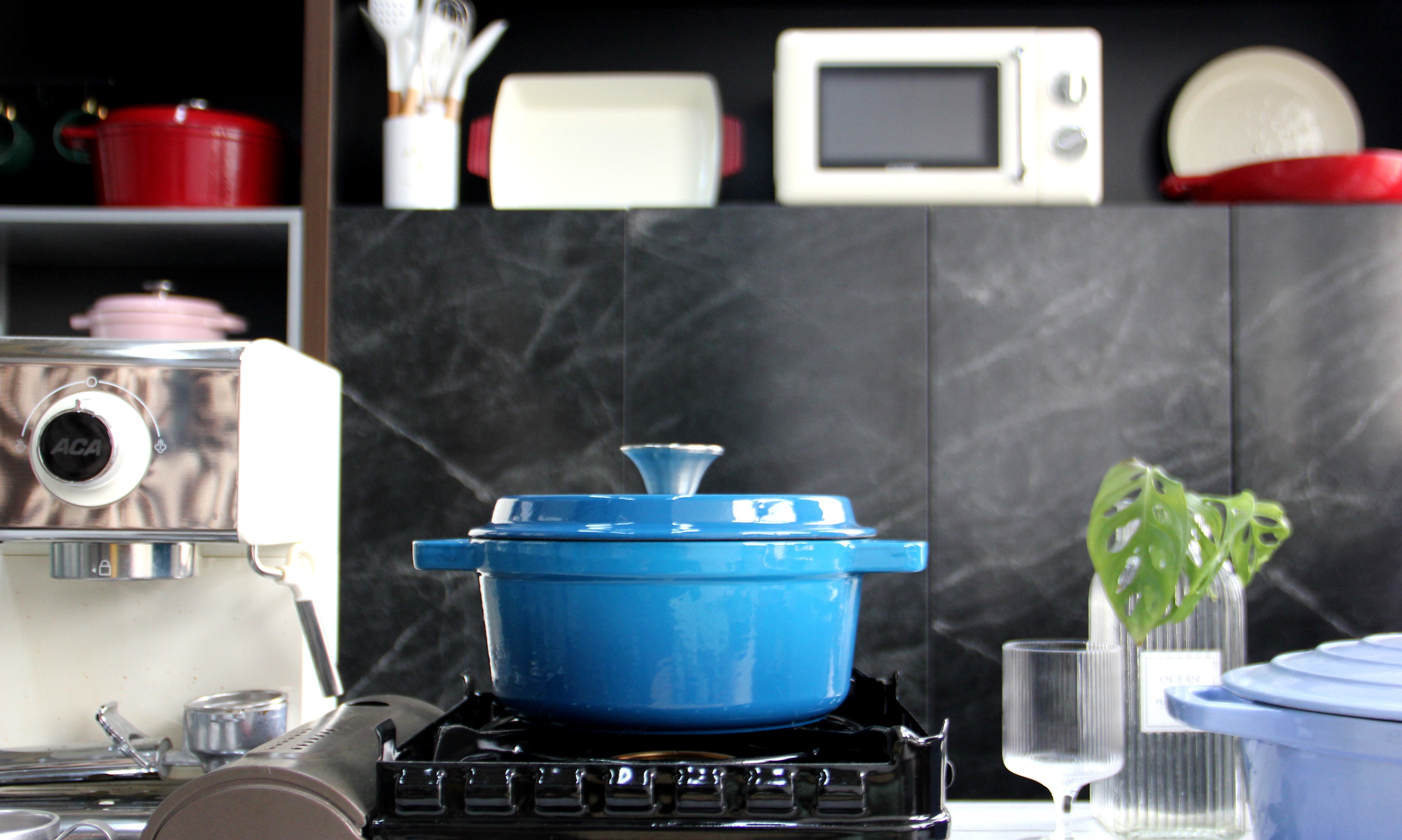 2/2.5/2.8/3.8/4.8L Enameled Cast Iron Braiser For Daily Use